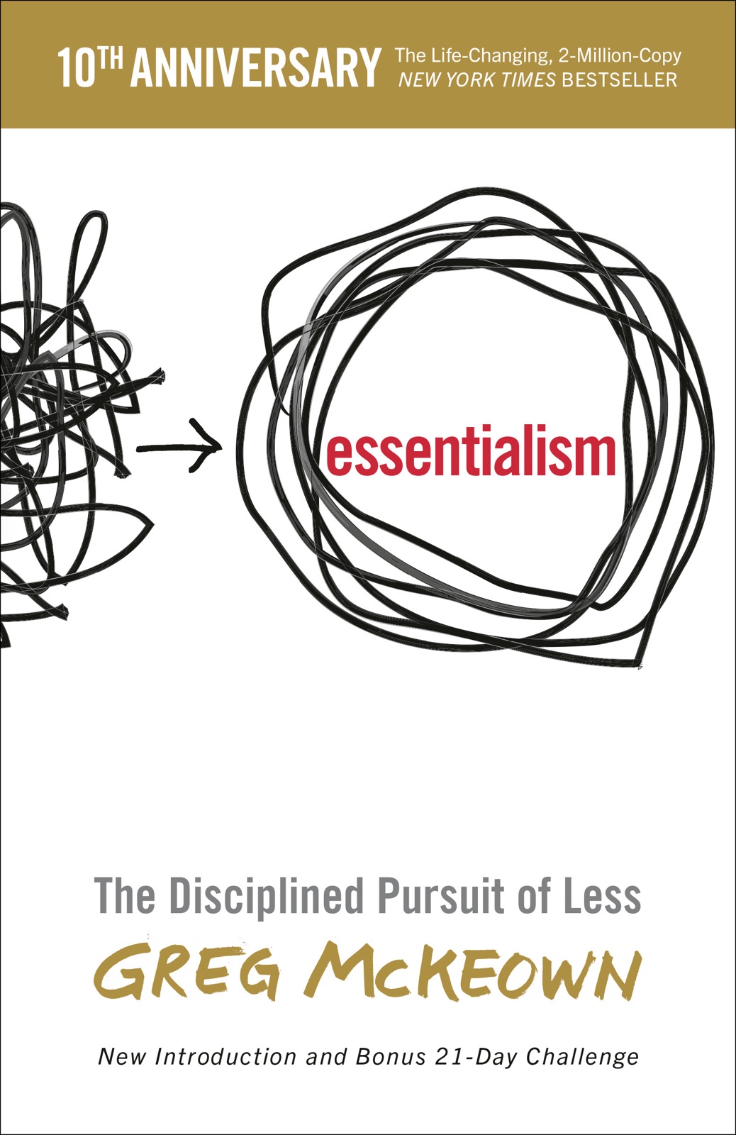 Cover of Essentialism by Greg McKeown
