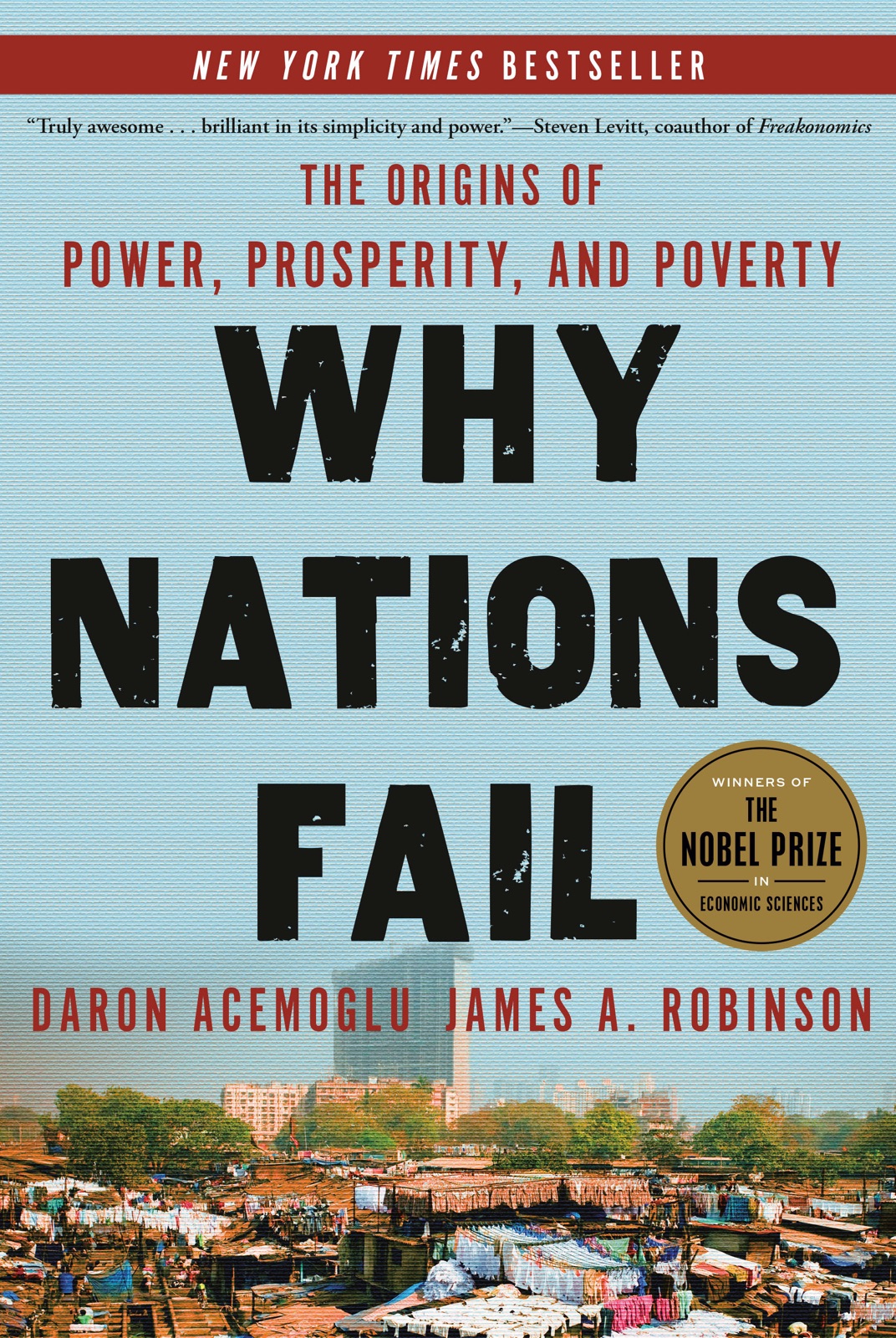 Cover of Why Nations Fail by Daron Acemoglu & James A. Robinson